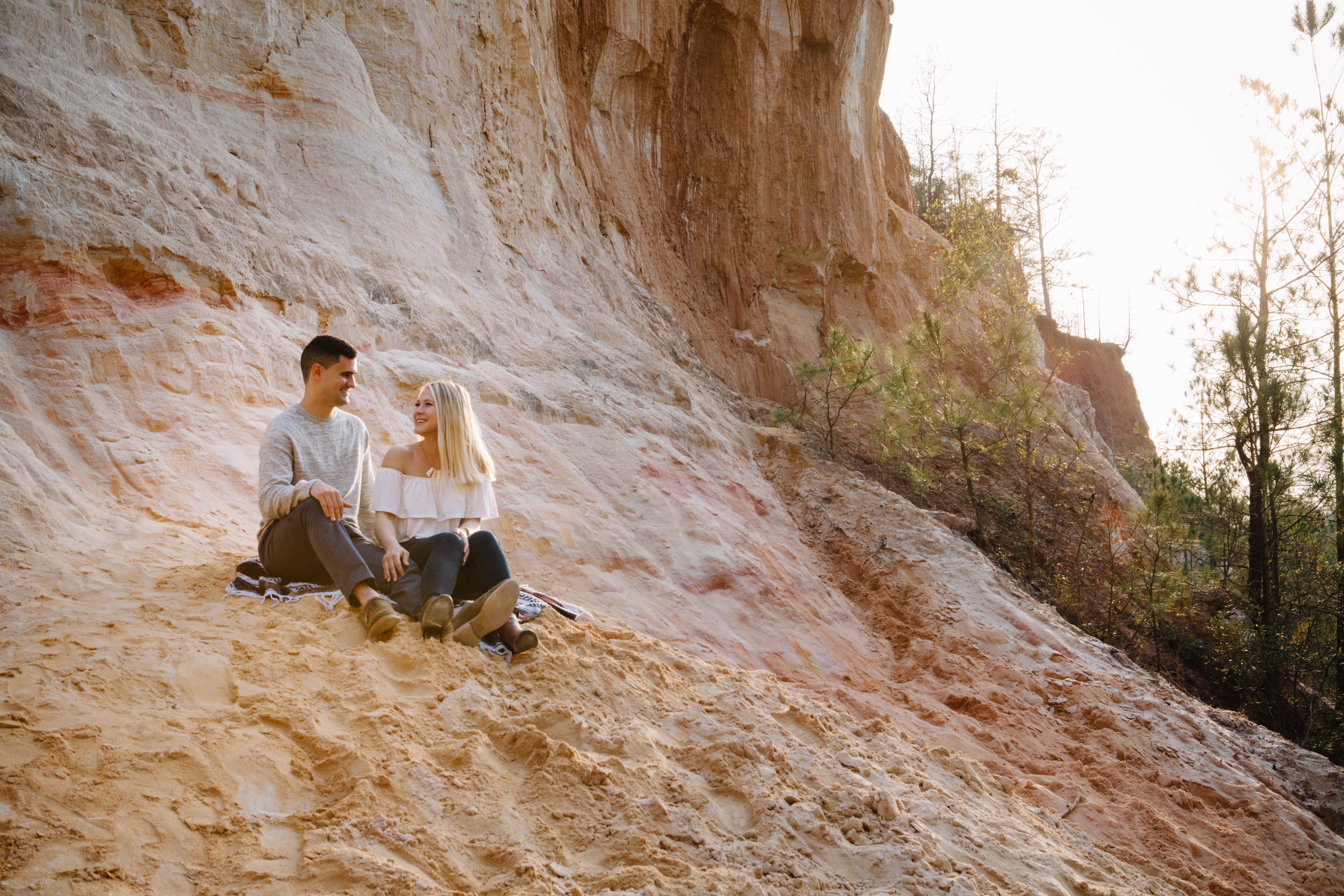 Providence Canyon Engagement Photographer Carolyn Allen Photography