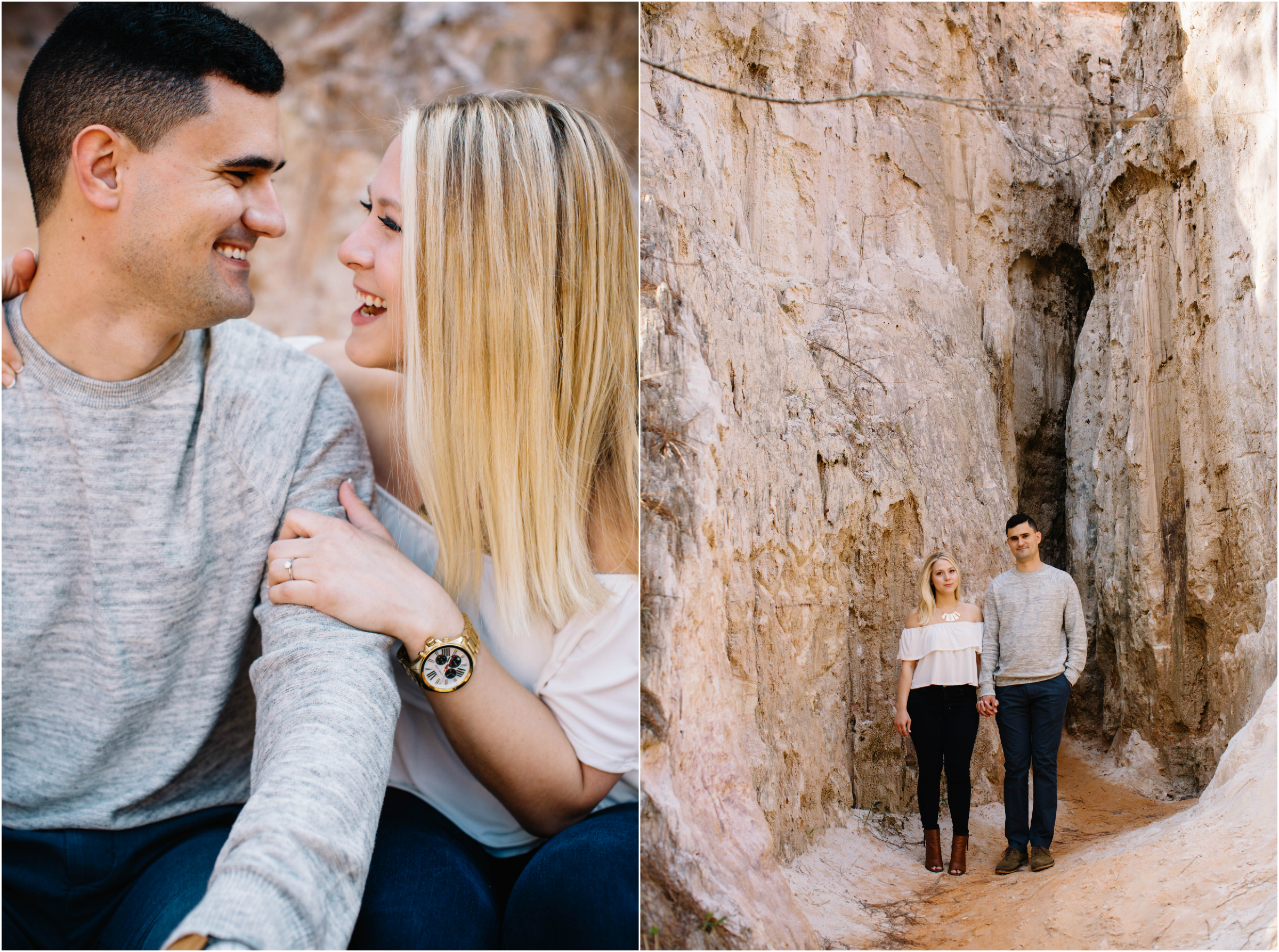 Providence Canyon Engagement Photographer Carolyn Allen Photography