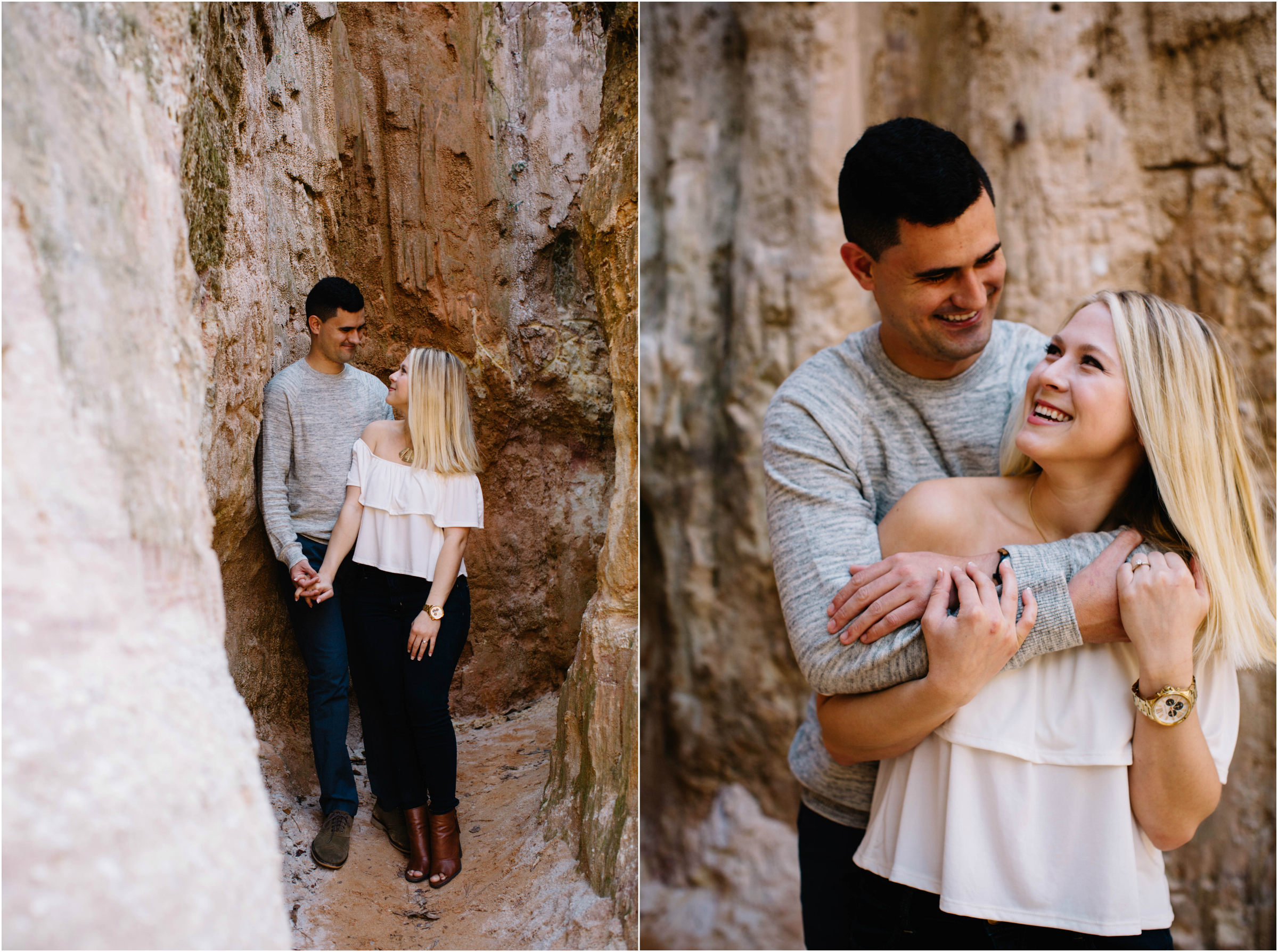 Providence Canyon Engagement Photographer Carolyn Allen Photography